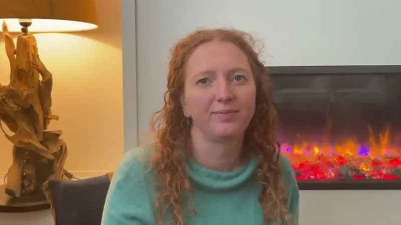 Profile photo of Aisling in her office.